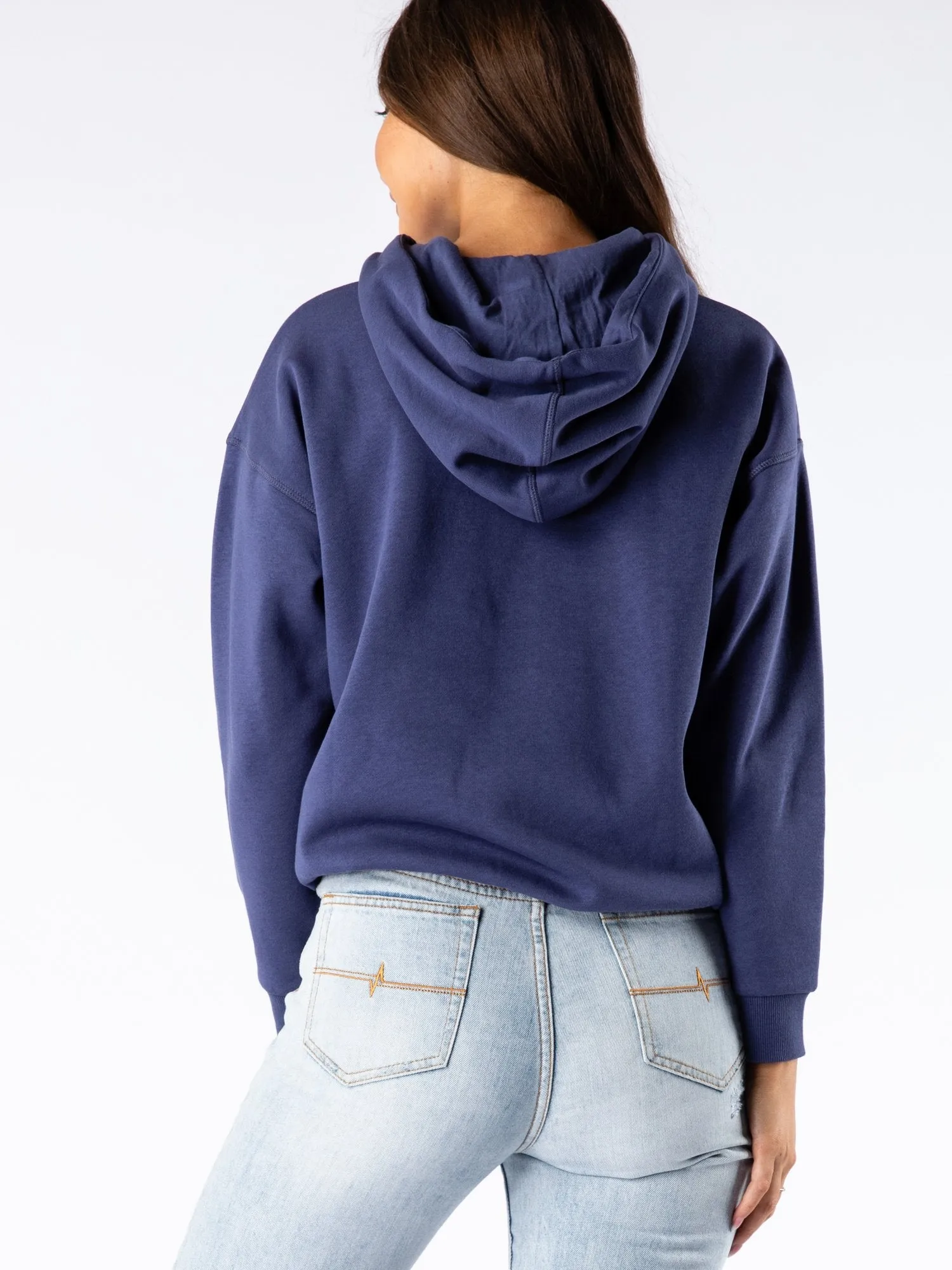 Rusty Essentials Hooded Fleece - Crown Blue