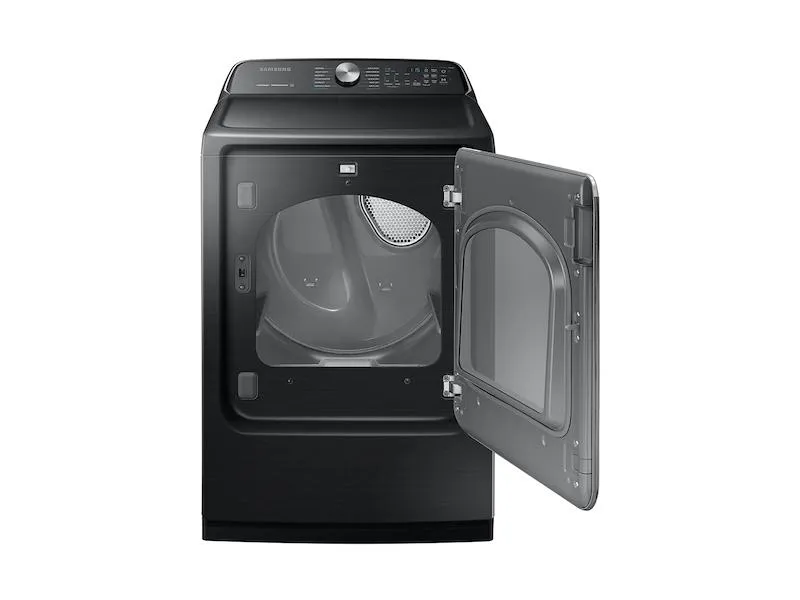 Samsung DVG54R7600V 7.4 cu. ft. Gas Dryer with Steam Sanitize  in Black Stainless Steel