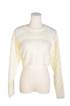 SHEIN Women Sweaters Regular fit in Beige - 38