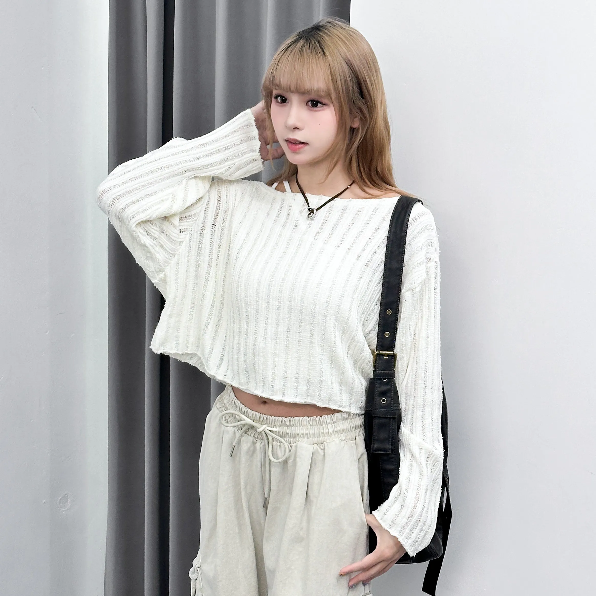 SUMMER ROUND NECK KNITWEAR/ 3