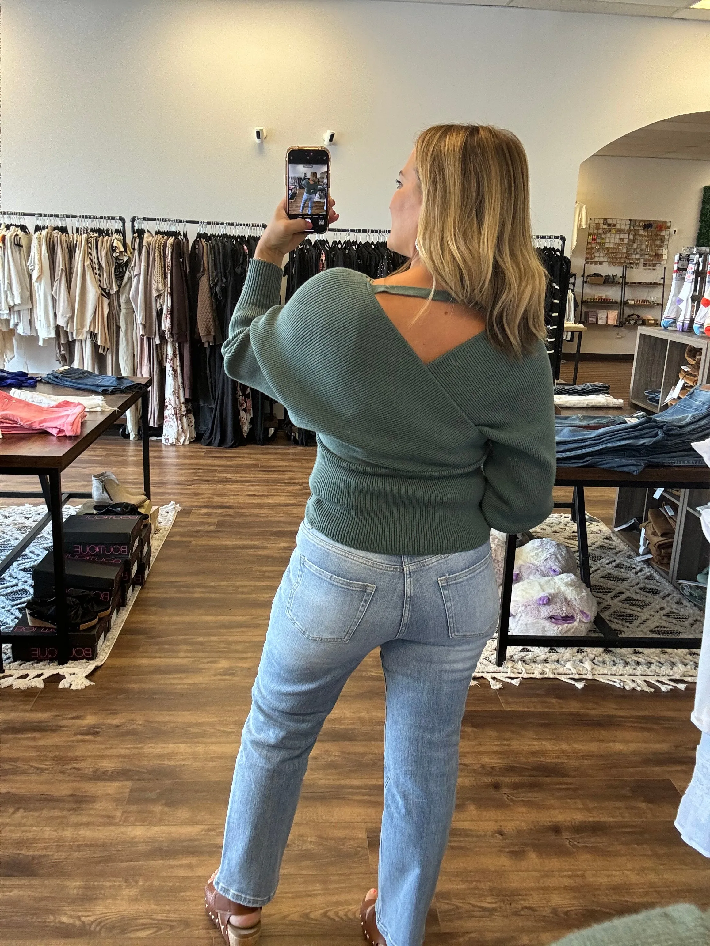 The James Sweater - Ash Jade