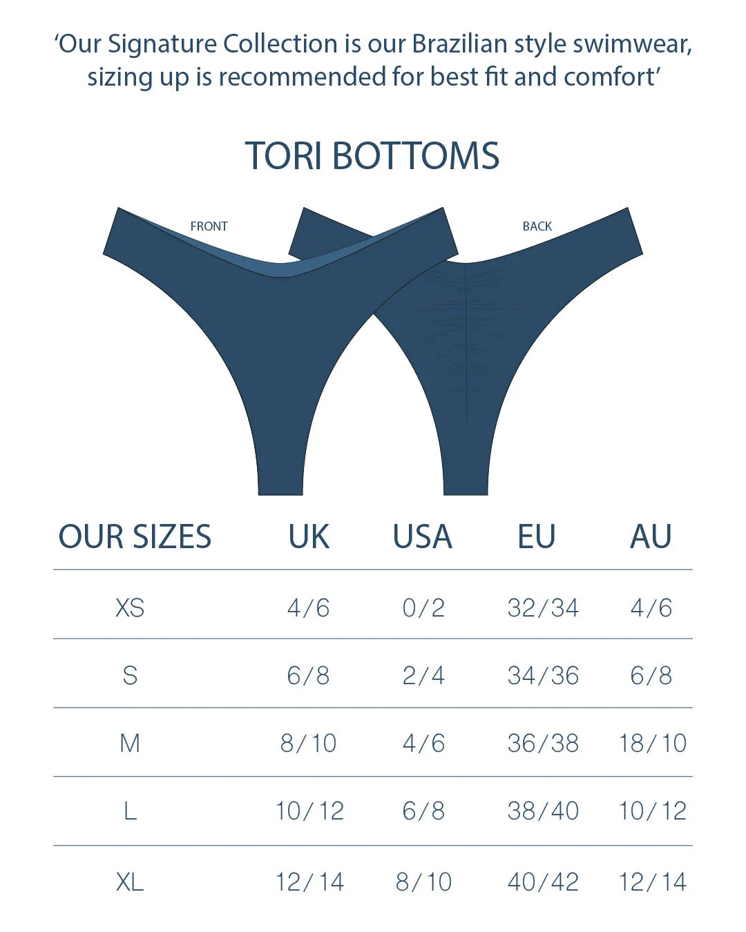 Tori Bottoms - Chocolate Brown