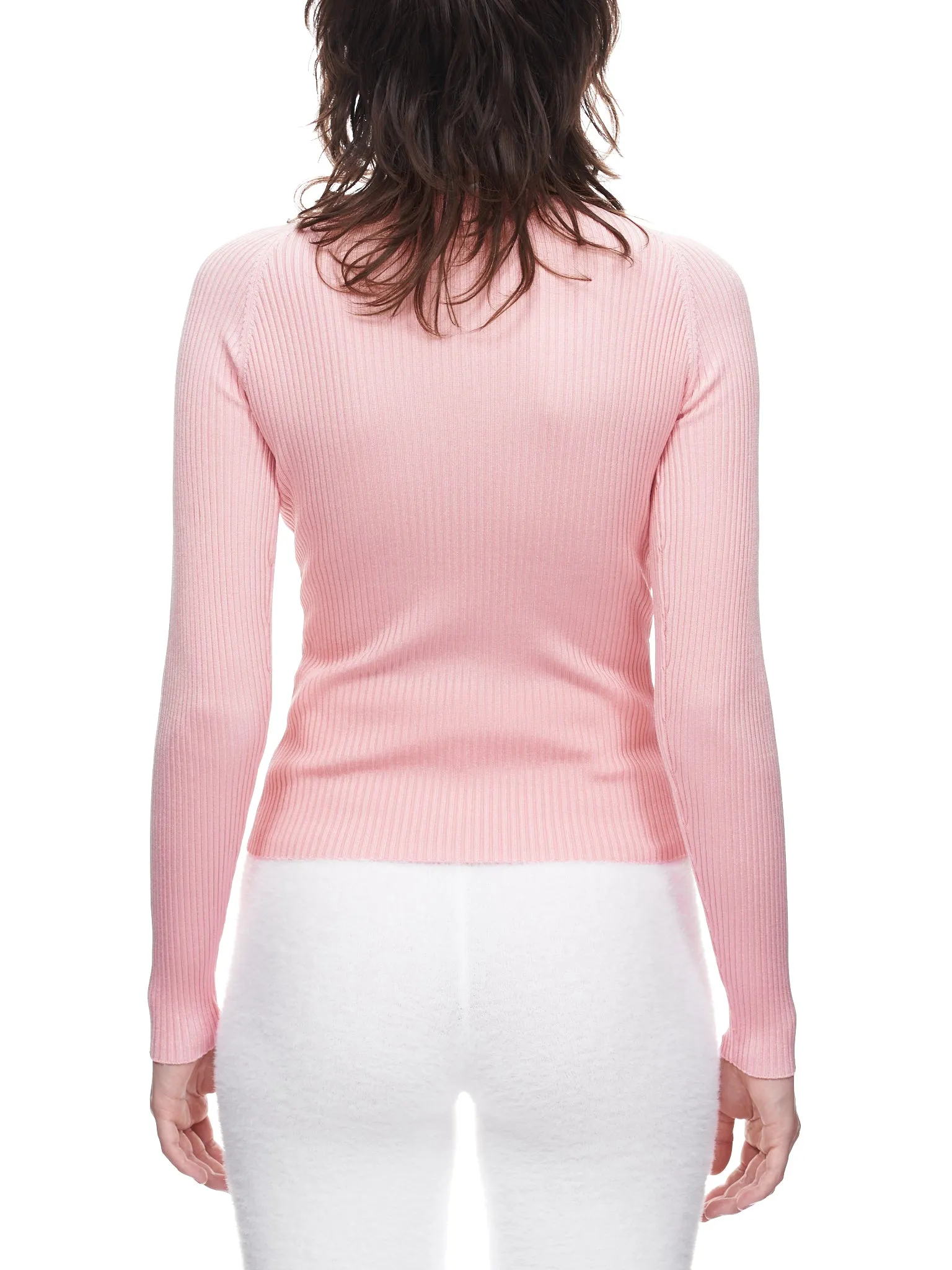 Twisted Cut-Out Knit Top (COPML38600-LIGHT-PINK)