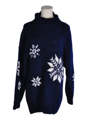 UNBRANDED Women Sweaters Regular fit in Blue - L