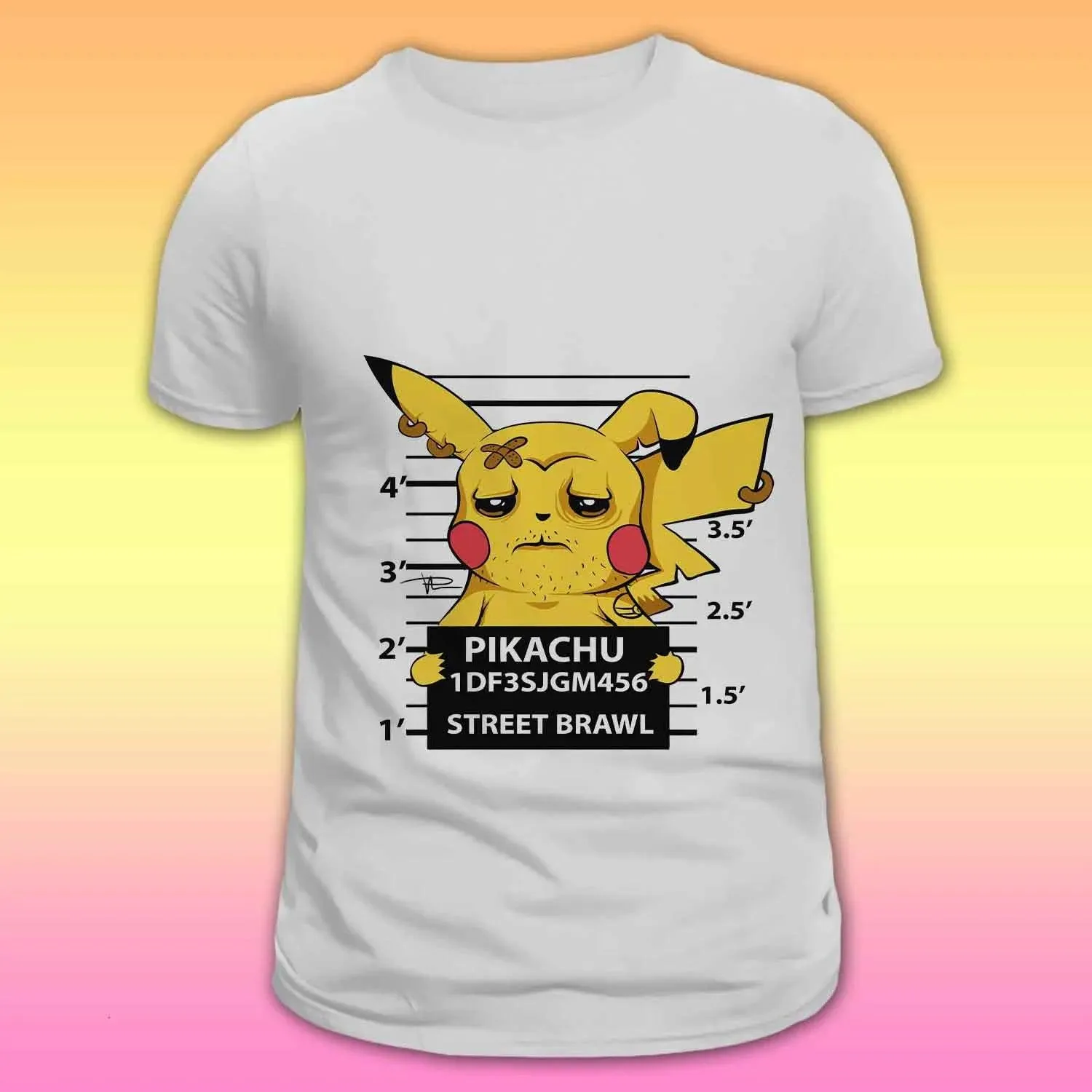 Unisex anime T-shirt –Pikachu