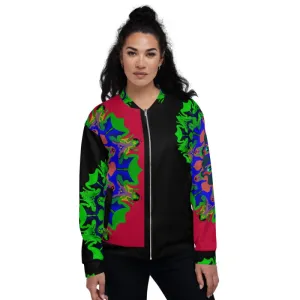 Unisex Bomber Jacket - Mandala Color Mix