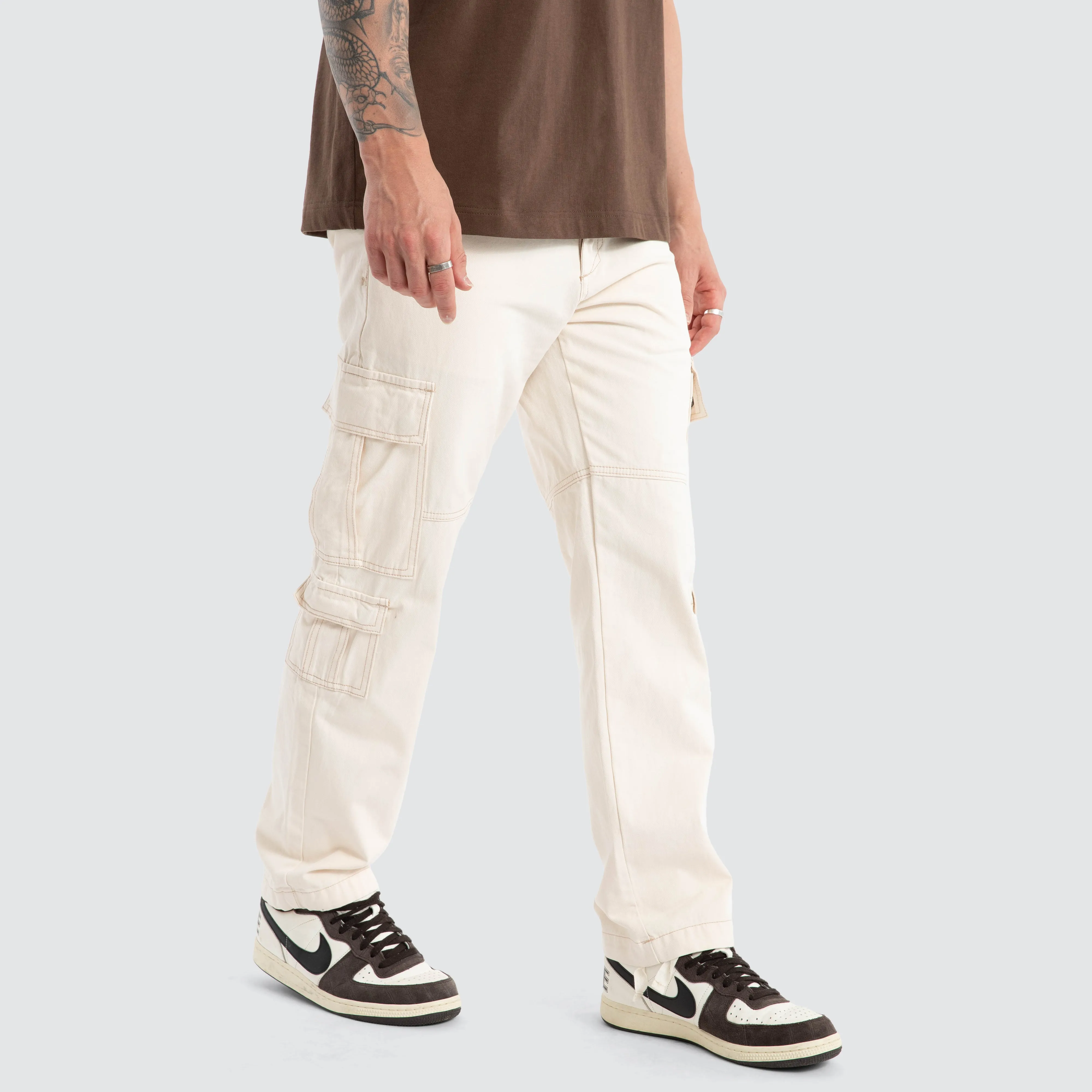 Utility Cargo Pant Off White