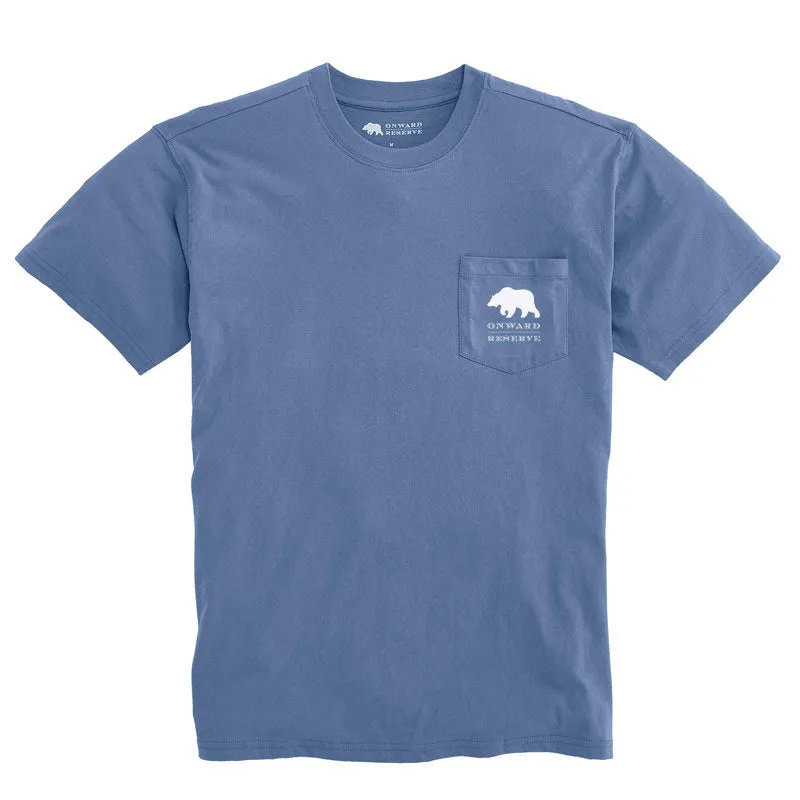 WaffleHousePostcard Tee - Washed Blue