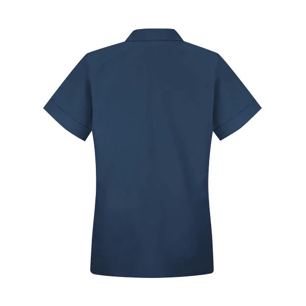 Women's Short-Sleeve Loose Fit Smock