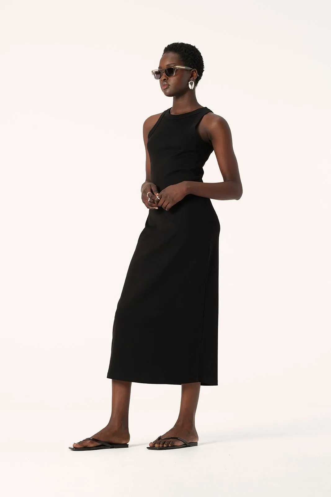 Zoe Tank Dress Black