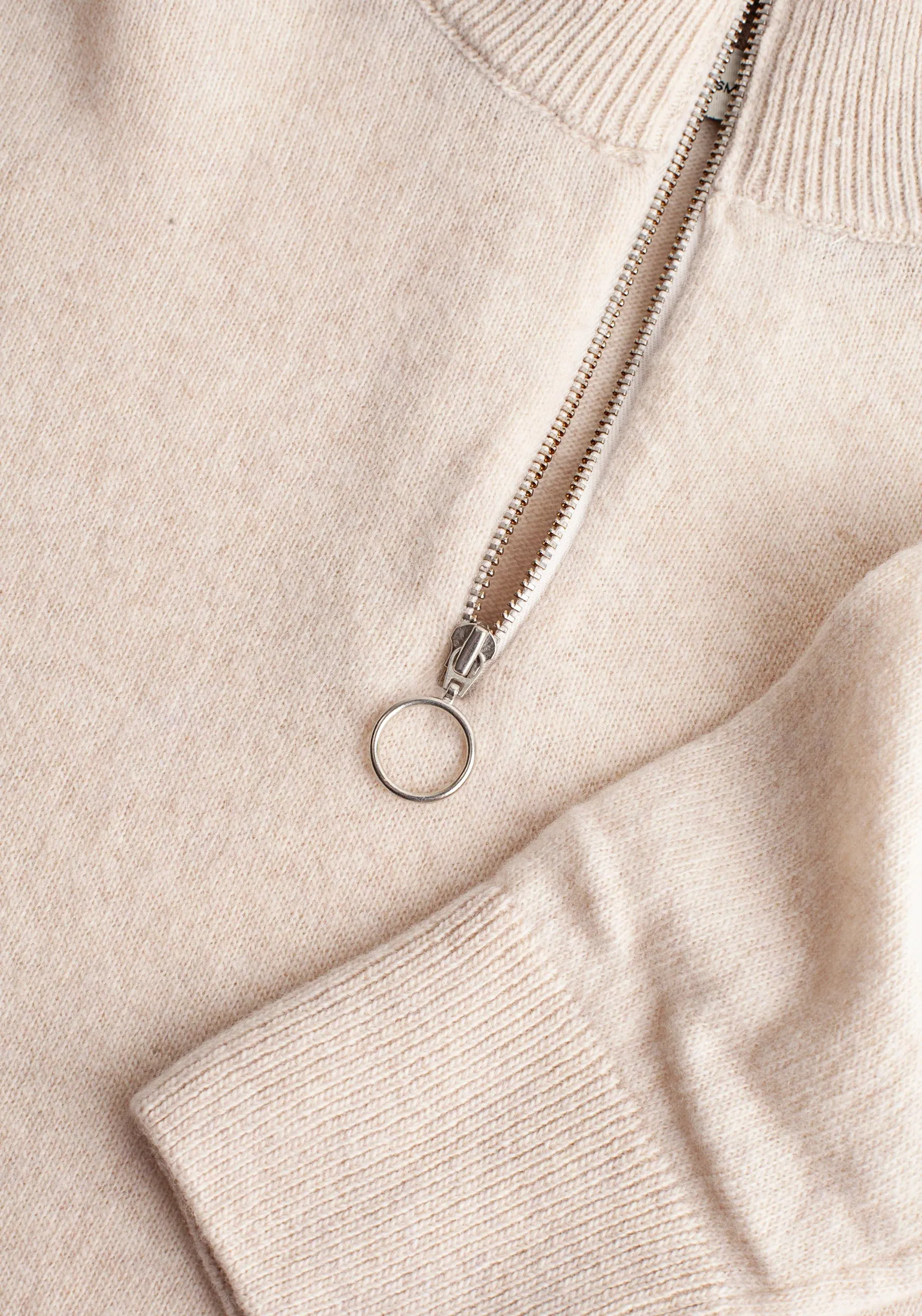 Zurich HZ Sweater Ivory - Light Brown